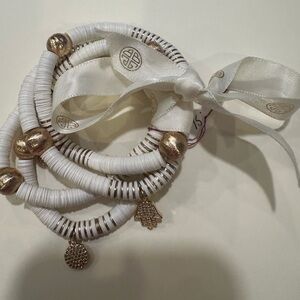 BudhaGirl Set Of 4 Bracelets with Crystals